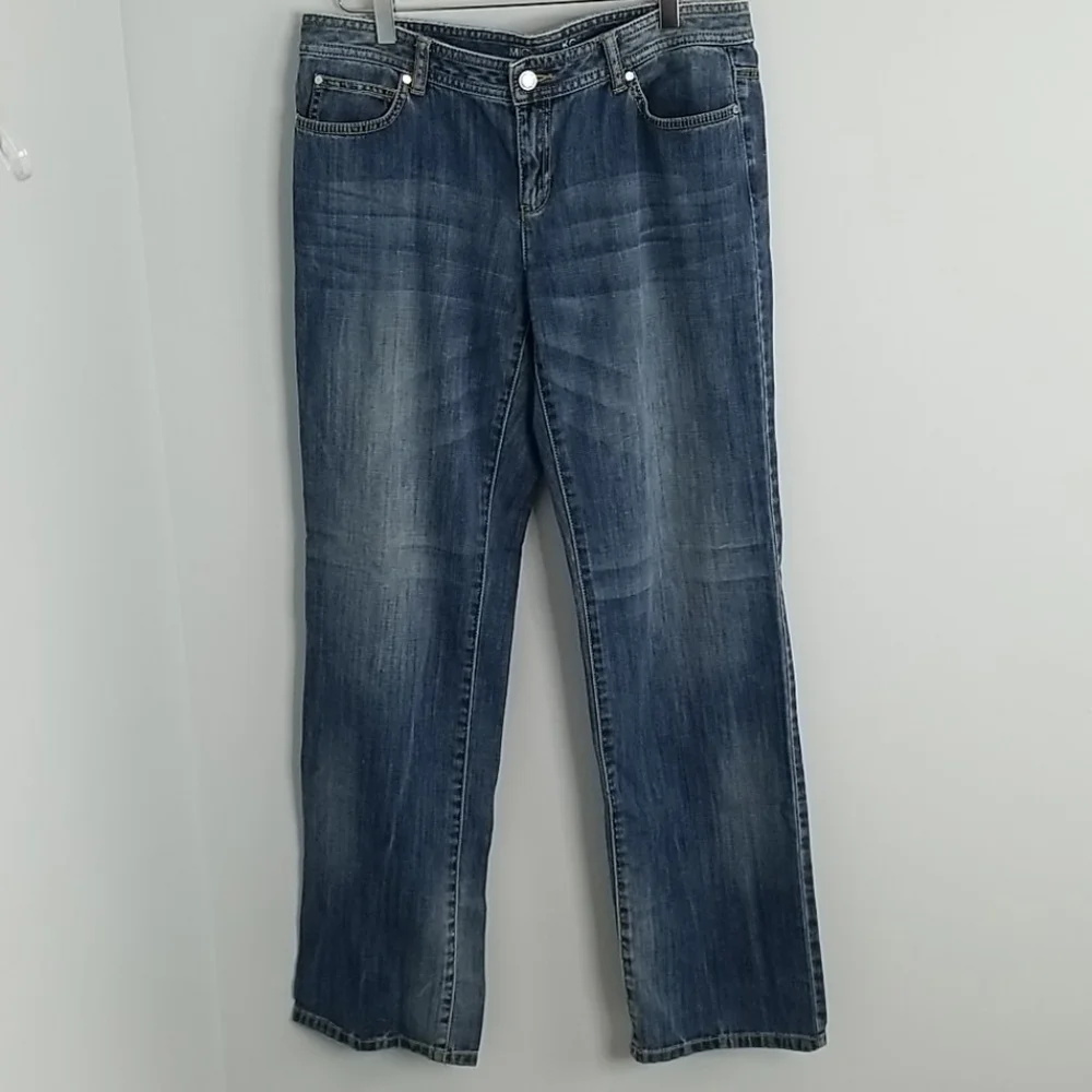Michael Kors 100% cotton low rise jeans Straight Leg Size 10